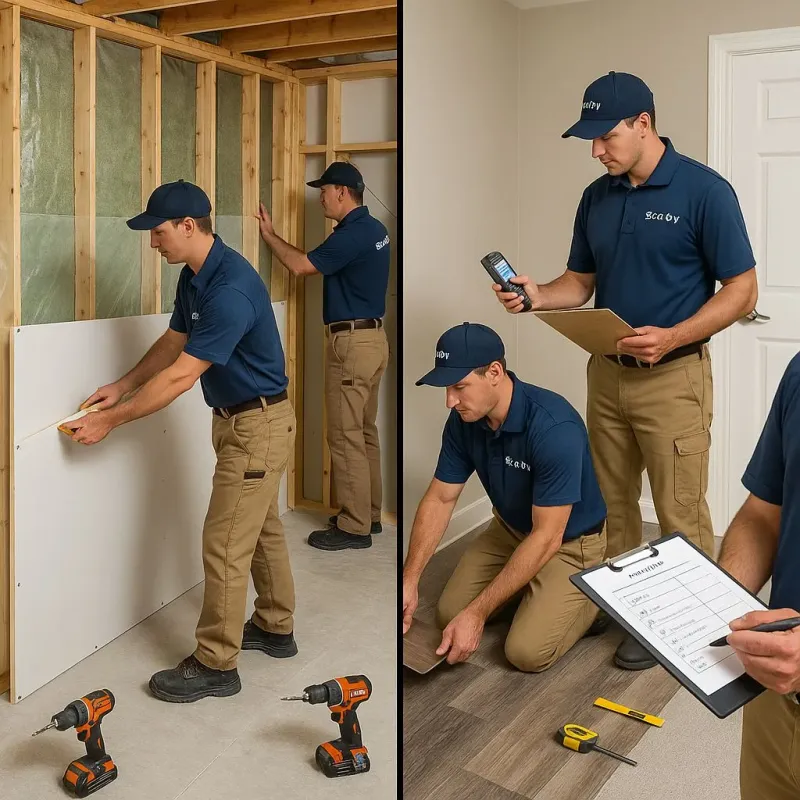 Repairs and Reconstruction process in Live Oak, TX