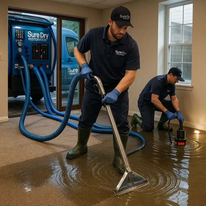 Water Extraction and Removal process in Live Oak, TX